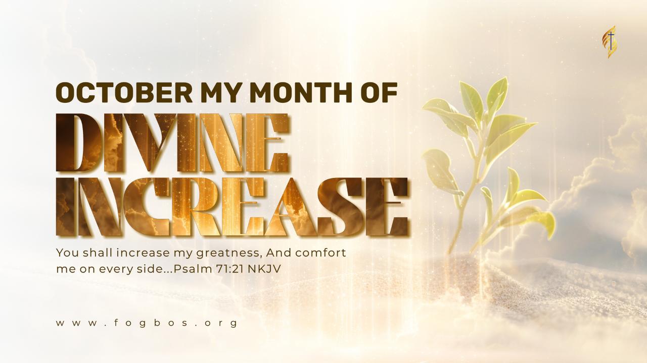 October My Month of Divine Increase