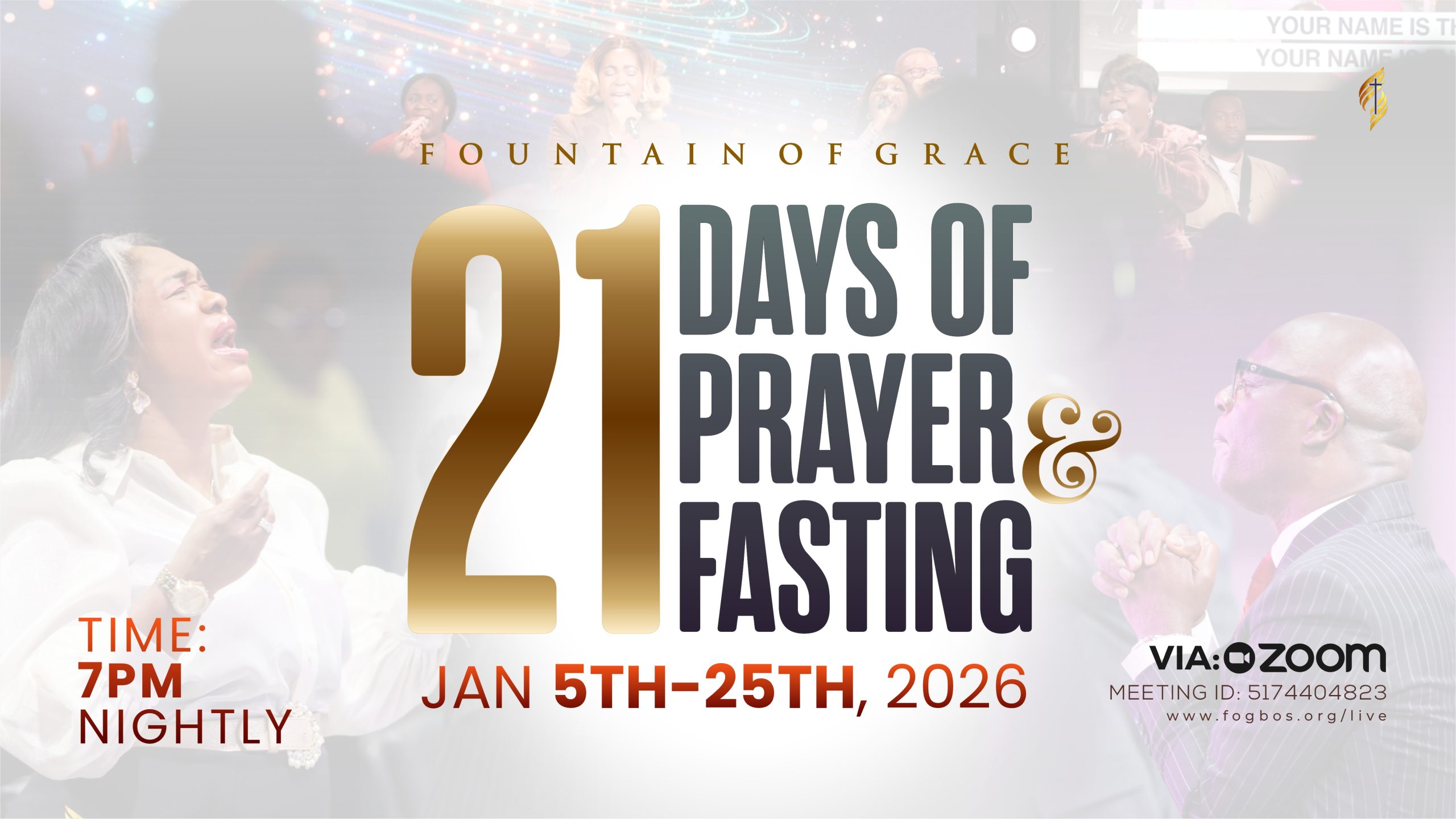 FOG FASTING & PRAYER 2026 banner